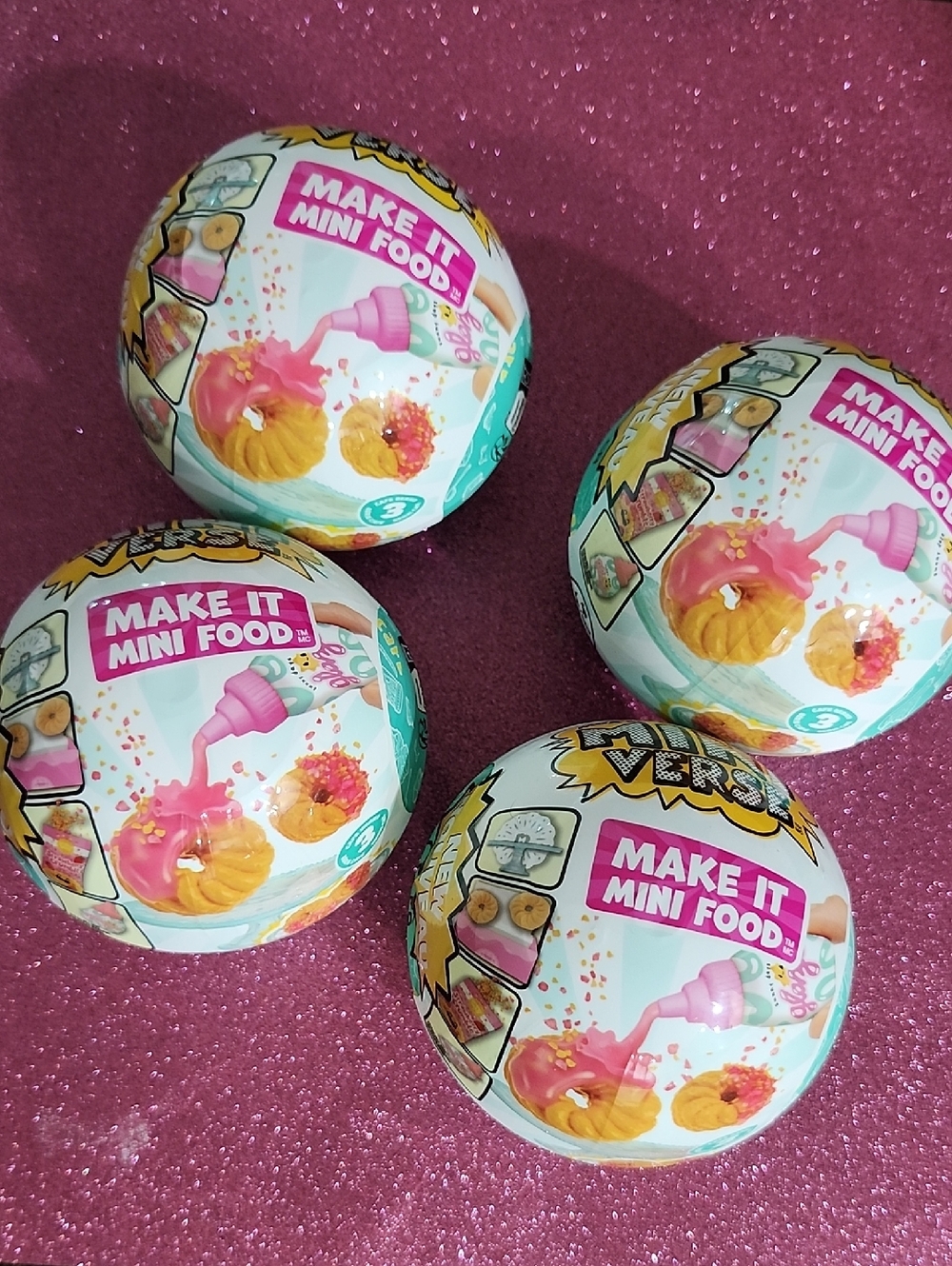 Make It Mini Food Surprise Balls (4 Count) NEW!